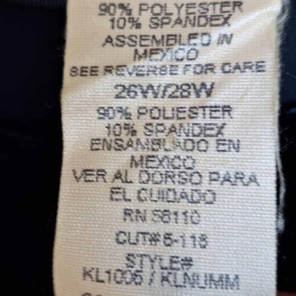 Kathi Lee Blouse Button Front DkBlu Velour PlusSz 26W-28W Long Sleeves See Tags - Picture 11 of 11